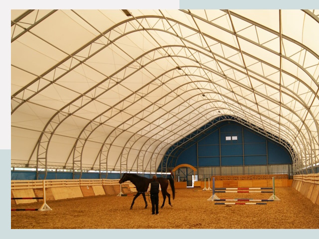 Строительство конных манежей в Шатуре