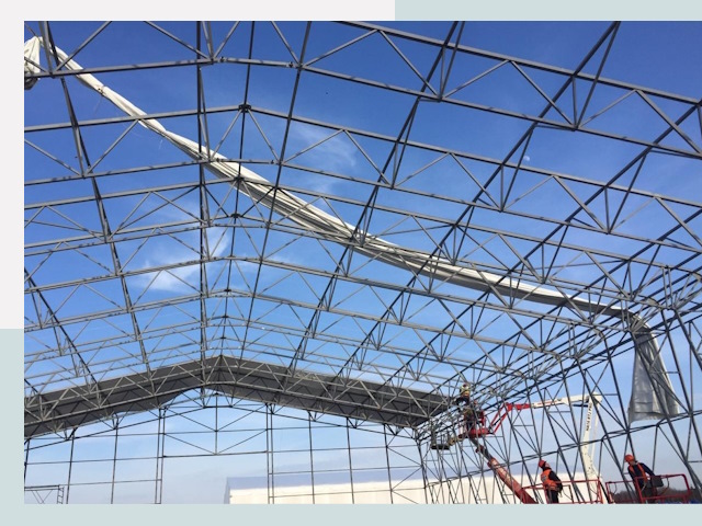 Шатровые ангары от 615 руб. в Шатуре и Московской области