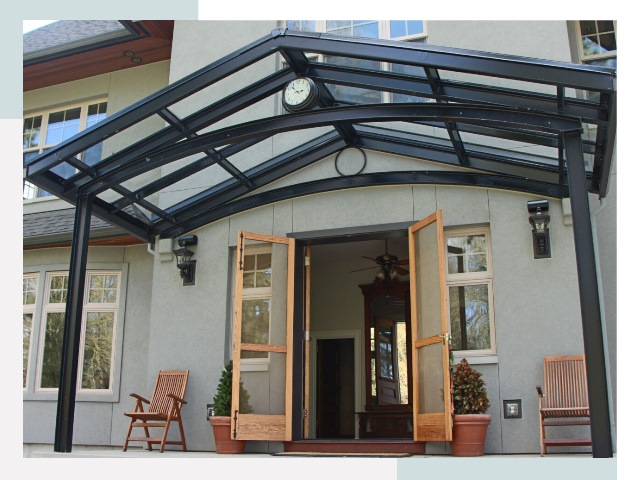 Козырьки металлические в Шатуре