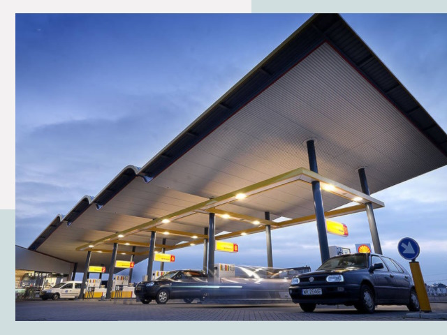 Навесы для АЗС в Шатура от 615 руб. - Защита и комфорт