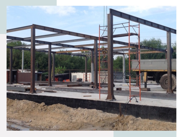 Фундамент для ангаров в Шатуре