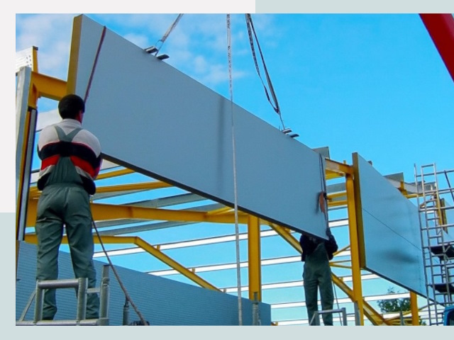 Монтаж сэндвич-панелей в Шатуре от 615 руб.